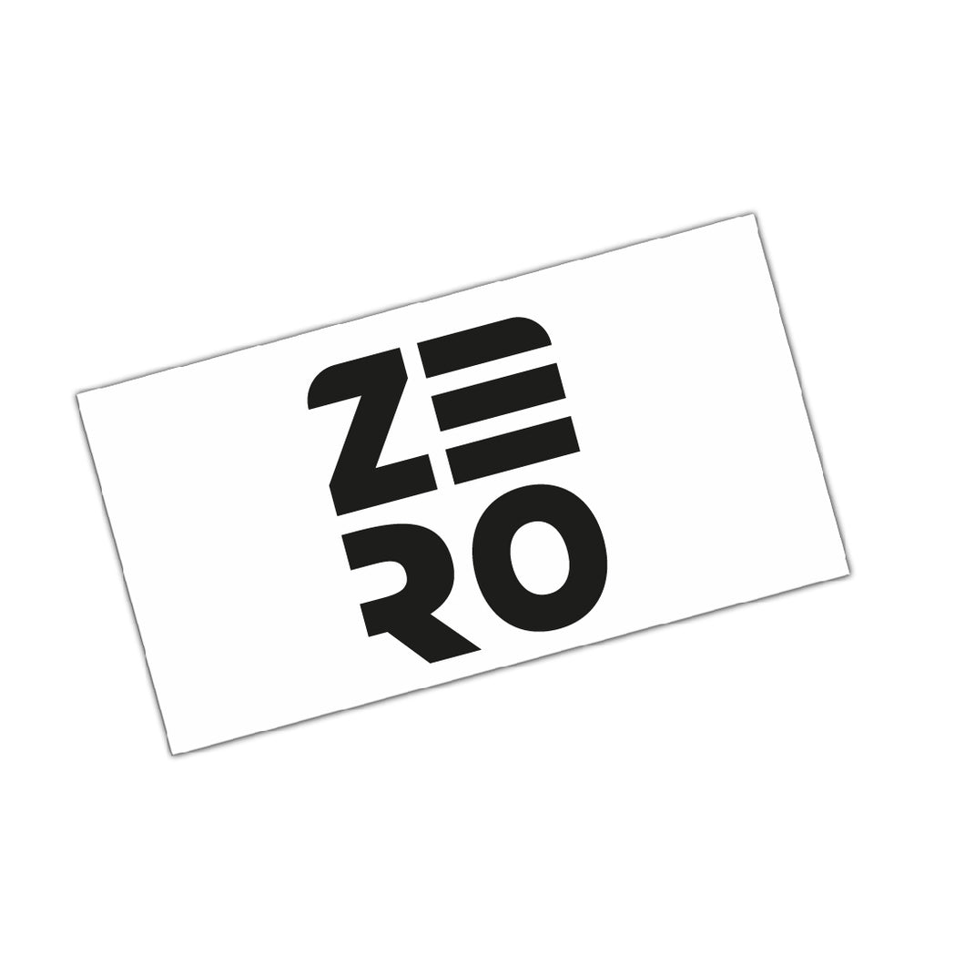 ZERO - Aufkleber