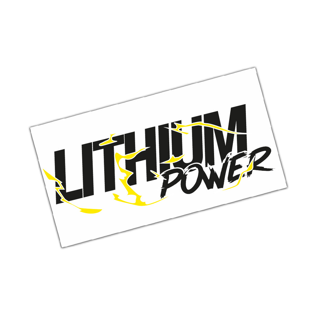 Lithium POWER - Aufkleber