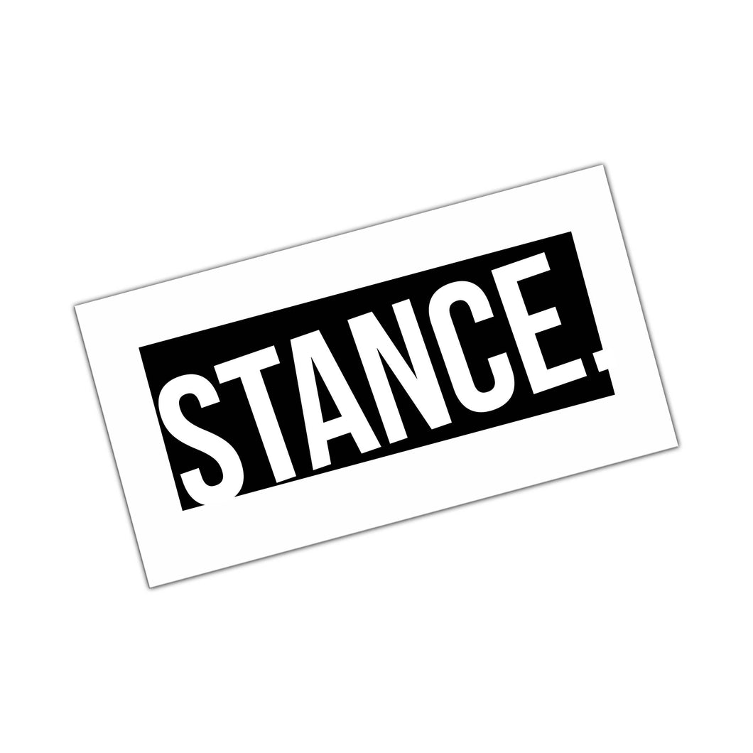 Stance - Aufkleber